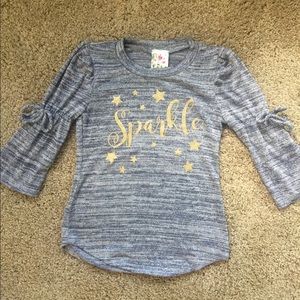 Jenna & Jessie Girls Shirt 10 Sparkle New W Tags